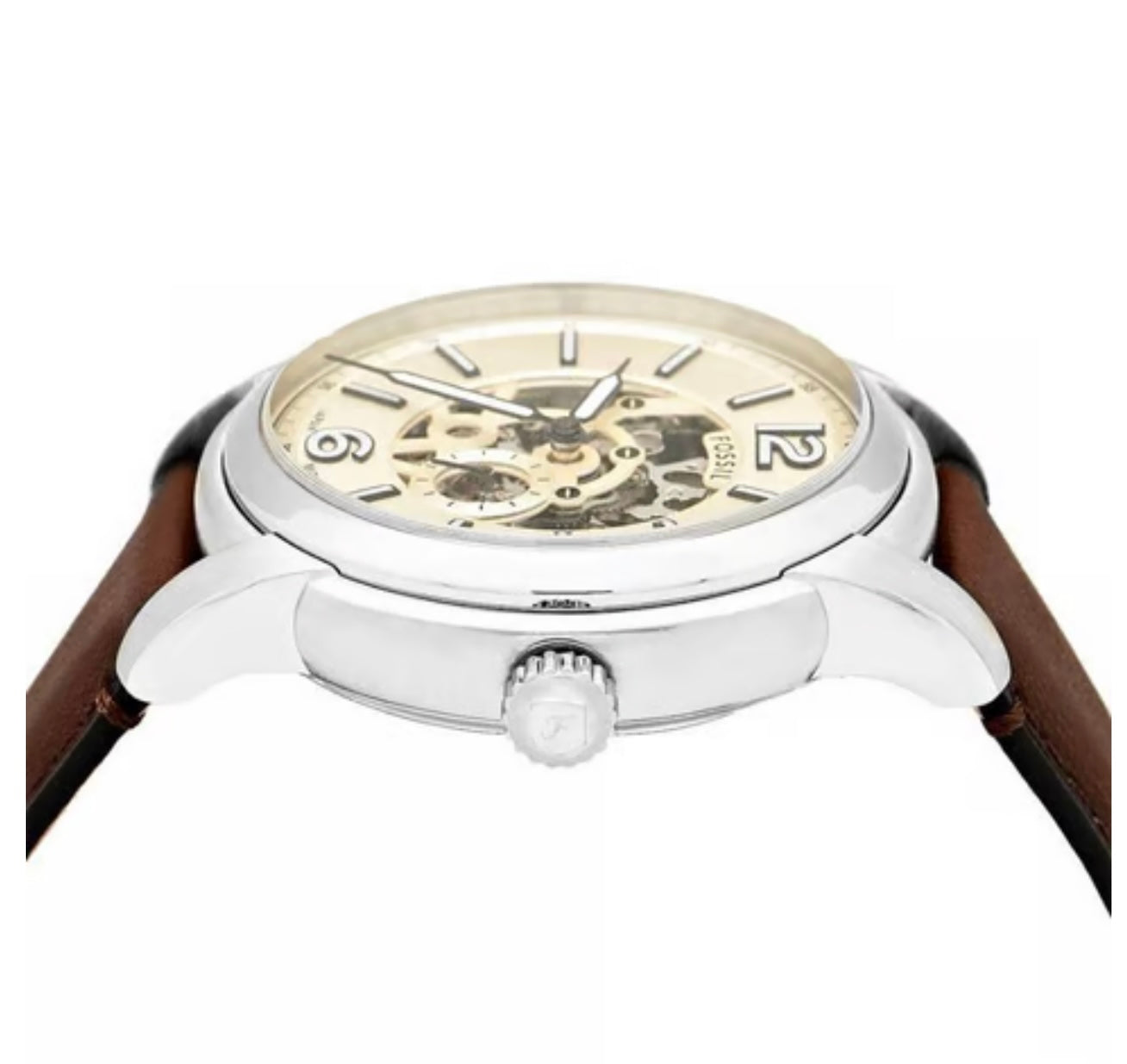 Montre Fossil Heritage en Cuir Marron