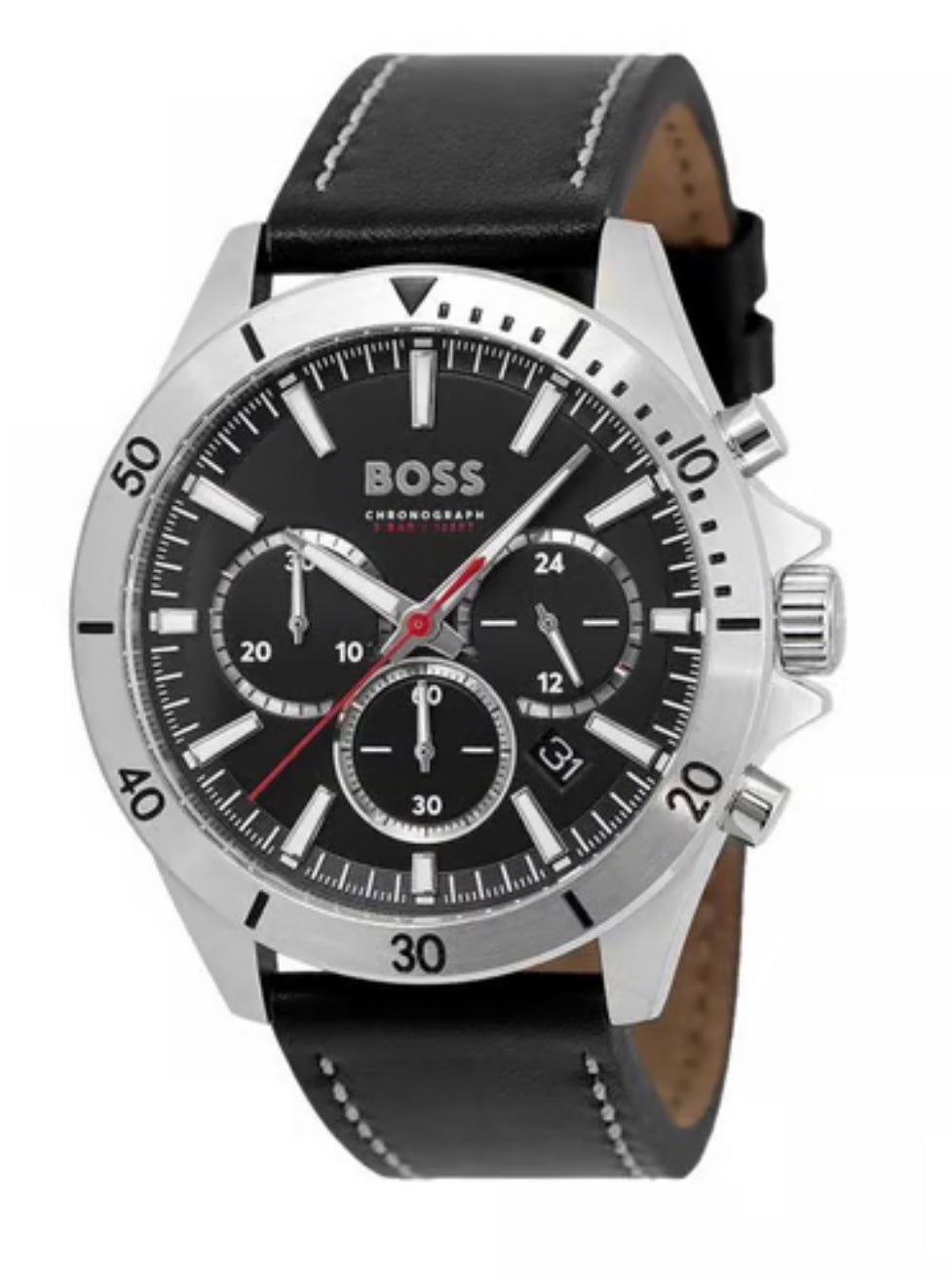 Montre Hugo Boss Chronographe Troper-Argent et Noir