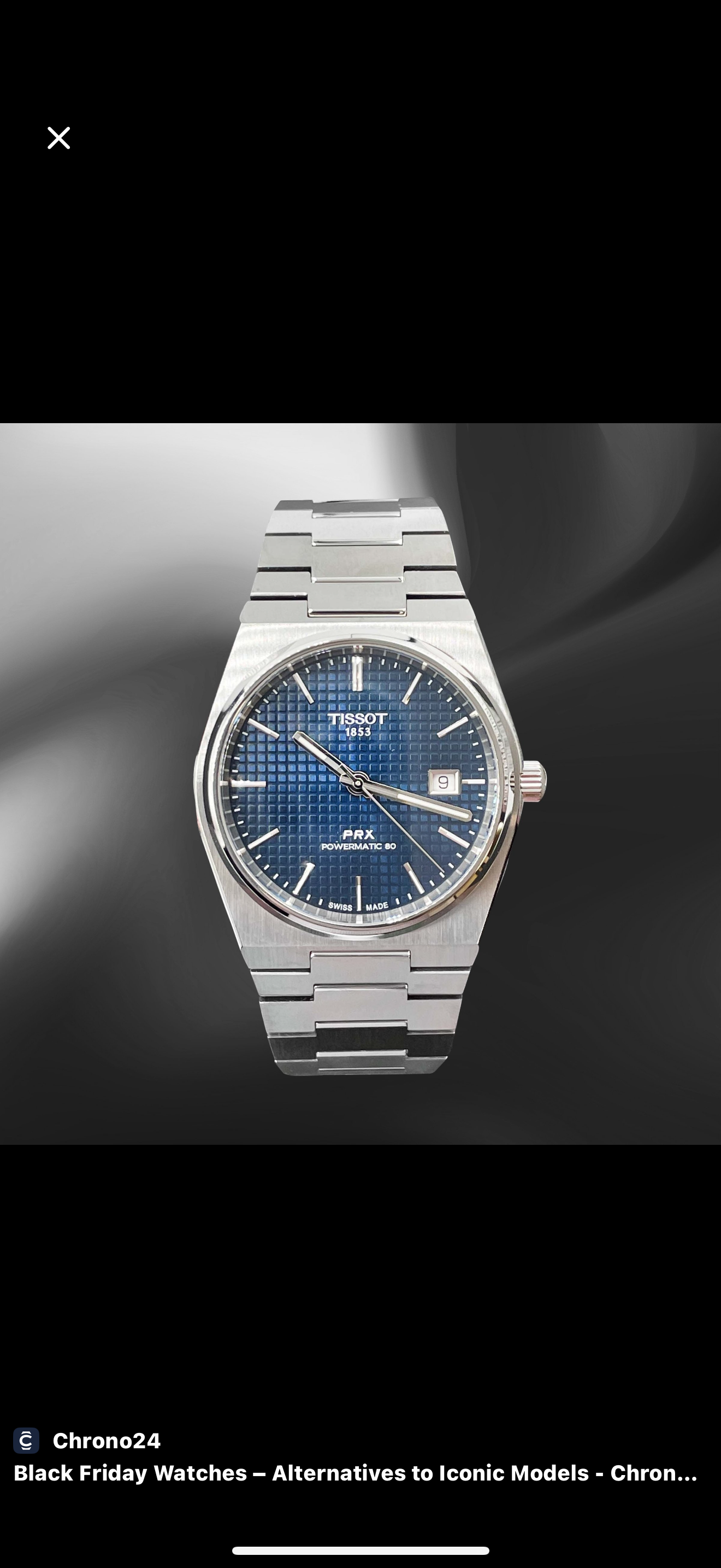 Tissot PRX Powermatic 80 – Montre Homme Automatique 40 mm Cadran Bleu (Réf. T137.407.11.041.00)